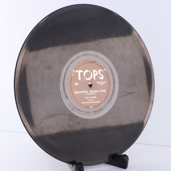Mimi Martel, Bob Sandy - Beautiful Brown Eyes / Cold Heart 78rpm Record TOPS 281 - Picture 11 of 16
